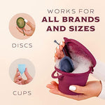 Pixie Cup period cup cleaner container folded flat for travel portability