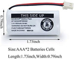 Side angle view of the dual cell AAA rechargeable battery setup for home office communication hardware.