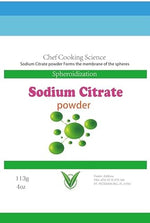 Spherification acidity regulator powder in clear measurement spoon
