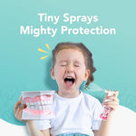 Infant dental care spray for remineralizing enamel and cavity prevention
