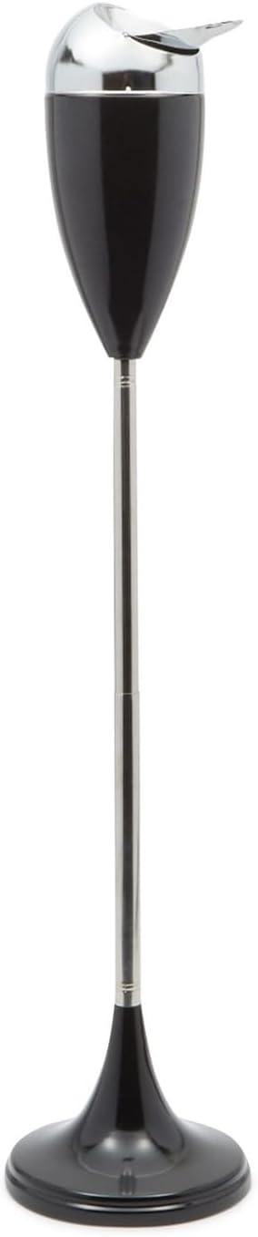 Outdoor Standing Ashtray with Lid for Cigarettes and Cigars, Adjustable (6 x 35.5 In) - Image 1