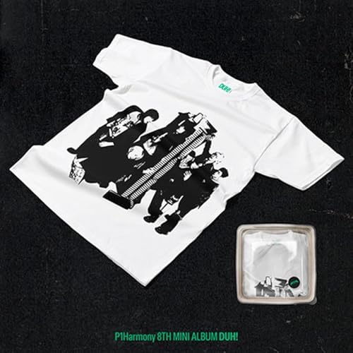 P1Harmony limited edition audio CD package contents including stickers and collectible random selfie photo cards