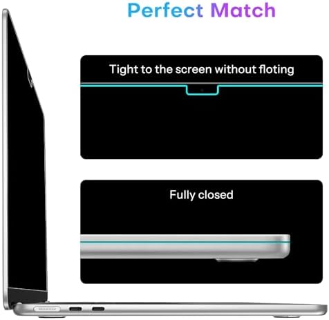 OMOTON premium MacBook Air accessory showing the ultra-slim seamless laptop closure profile.