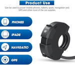 Fahren motorcycle power adapter connection kit showing premium wiring and installation hardware.