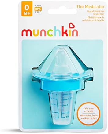 Munchkin baby medicine dispenser showing silicone nipple detail