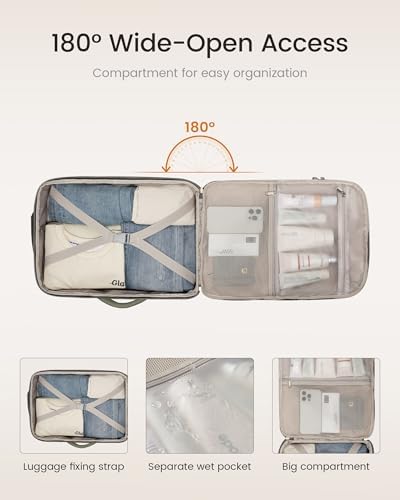 LOVEVOOK TSA approved travel bag rear view showing breathable mesh padding and trolley luggage strap