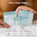 Individually wrapped travel packs of Tracy's Dog intimate wet wipes for portability