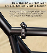 BRCOVAN large bar mounting base attached to an action camera socket arm system