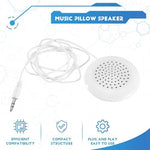 White portable sleep aid mini speaker by Fantia for nighttime relaxation.