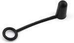 Close up view of TPE rubber pour spout dust cover