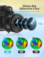 Complete imported camping and bird watching kit including the handheld telescope phone mount and protective carrying case