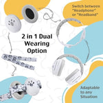 LittleTora infant ear protection headphones soft headband detail