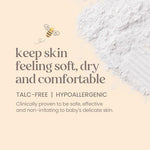 Talc free cornstarch baby powder by Burt's Bees for sensitive skin