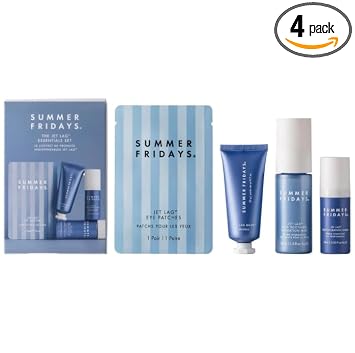 Summer Fridays Jet Lag Essentials Set front view travel skincare kit online India