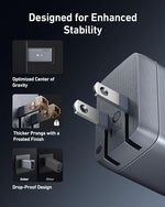 Authentic USA imported Anker 100-Watt power delivery block packaging overview.