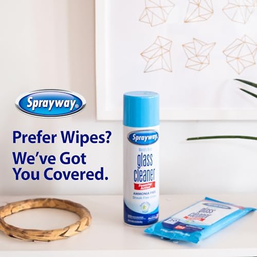 Sprayway glass cleaner fresh scent foaming spray value pack