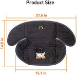 Installation diagram of piddle pad in car seat