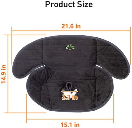 Installation diagram of piddle pad in car seat