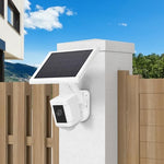 Aothaigro universal smart home security dual bracket designed for neat exterior residential installation using single wall holes.