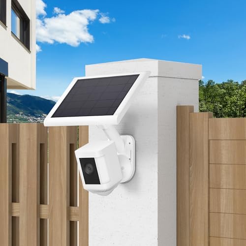 Aothaigro universal smart home security dual bracket designed for neat exterior residential installation using single wall holes.