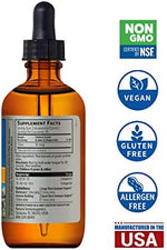 Sovereign Silver Kids dietary supplement showing the convenient glass dropper assembly for precise measurement.