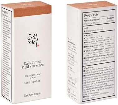 Beauty of Joseon Korean skincare daily tinted fluid sunscreen collection lineup