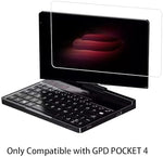 9H hardness tempered glass protector on GPD Pocket 4 screen