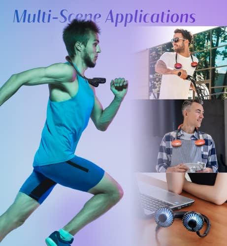 VAGAU headphone design personal fan lightweight wearable cooling device