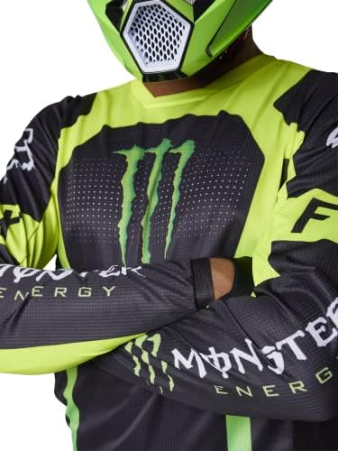 Close up view of the lightweight arm cuffs on the Fox Racing mx jersey