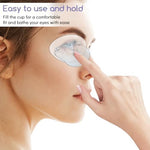 Individual disposable eye care cups for travel and daily hygiene