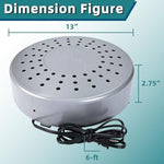 AmarinePlay warm air circulator aluminum design for boat cabins