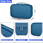 ANKHOH portable speaker carrying case open view with cable storage pocket