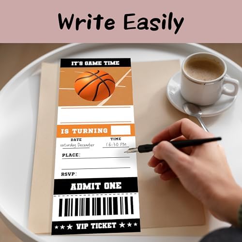 Reverse side of VAHATAN sports invite showing the barcode ticket design details