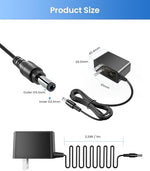 Zosi 4-way power splitter cable for CCTV