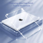 Premium clear protective cover bundle showing accompanying silicone keyboard skin and clear screen film