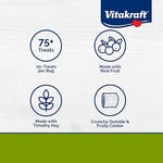 Vitakraft Bursts 1.76 ounce package highlighting dental health benefits