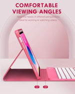 MoKo iPad accessory highlighting the shock absorbing protective shell edges