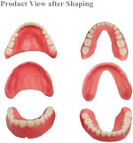 Brige reusable moldable gum material for dentures