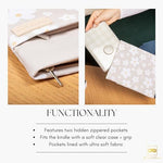 Kindle device fitting inside StickieTech sleeve pouch
