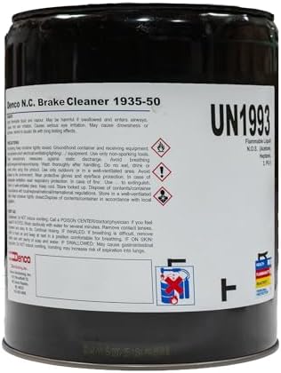 Close up of Denco non chlorinated degreaser bucket label