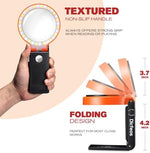 Dicfeos LED magnifying glass close up lens