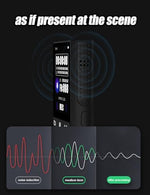 Jaswill audio recording device for lectures showing the integrated type c universal serial bus data charging port