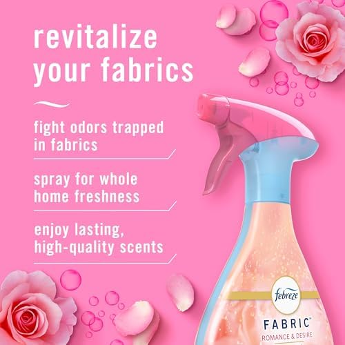 Febreze fabric refresher spray bottle showing the limited edition label