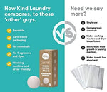 Kind Laundry wool dryer balls removing pet hair and lint from clothes