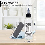 Pugez 3.4 fluid ounce maintenance oil bottle for carbon steel