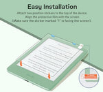 CoBak screen protector applied to 6 inch Kindle 11th Generation