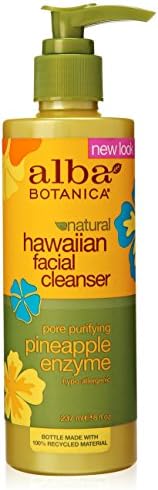 Alba Botanica Pineapple Enzyme Facial Cleanser pump dispenser detail