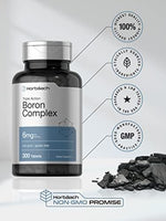 Horbäach bone and joint support formula 300 tablets bottle side view detailing consumer warning labels