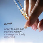 Dashboard Beauty organic serum works to provide assistance with nail maintenance