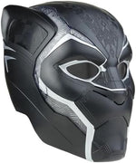 Close up view of the intricate detailing on the Marvel Black Panther electronic armor piece